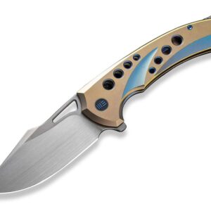 WE Knife Swiftfin CPM-20CV Titanium Golden Blue