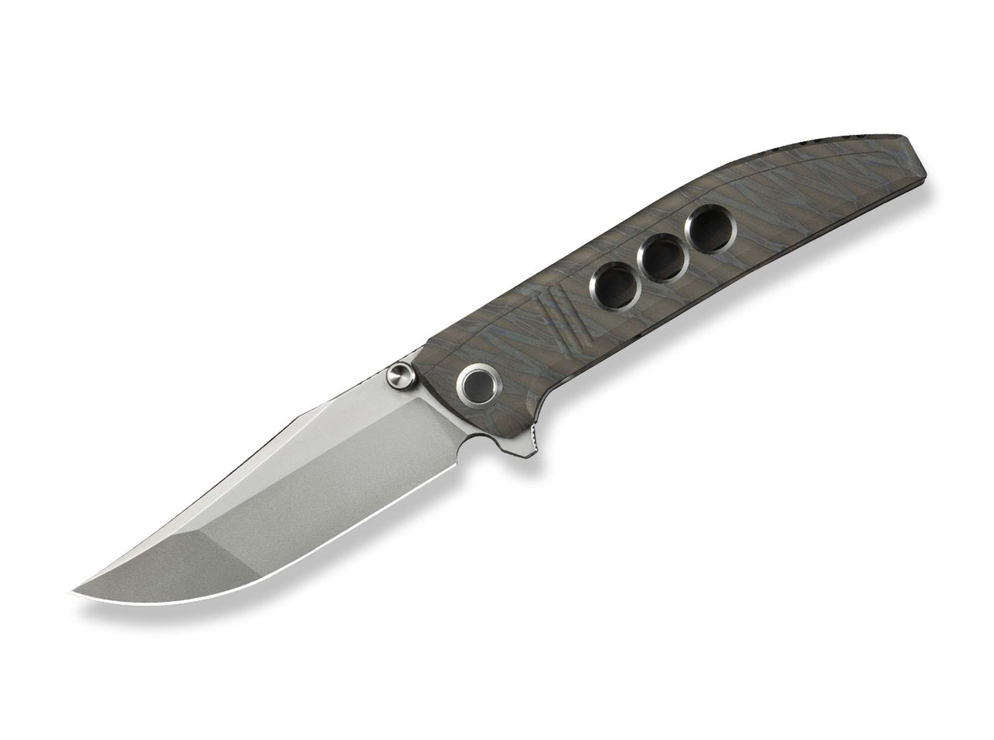 WE Knife Ezinta M390 Titanium Tiger Stripe