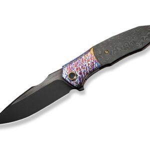 WE Knife Archeozoic Flamed Titanium Rose CF