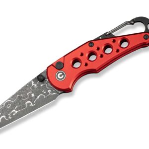 CIVIVI Pragma Aluminum Red Damascus