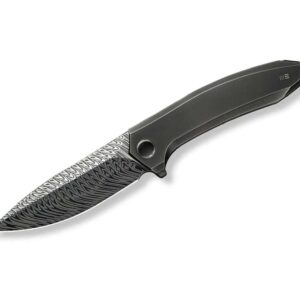WE Knife Acuminal Damascus Titanium Black