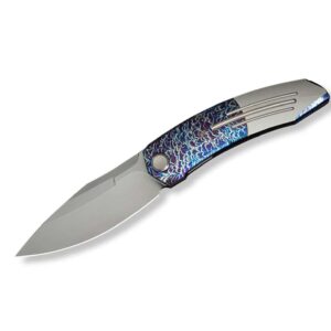 WE Knife Sine Wave M390 Flamed Titanium