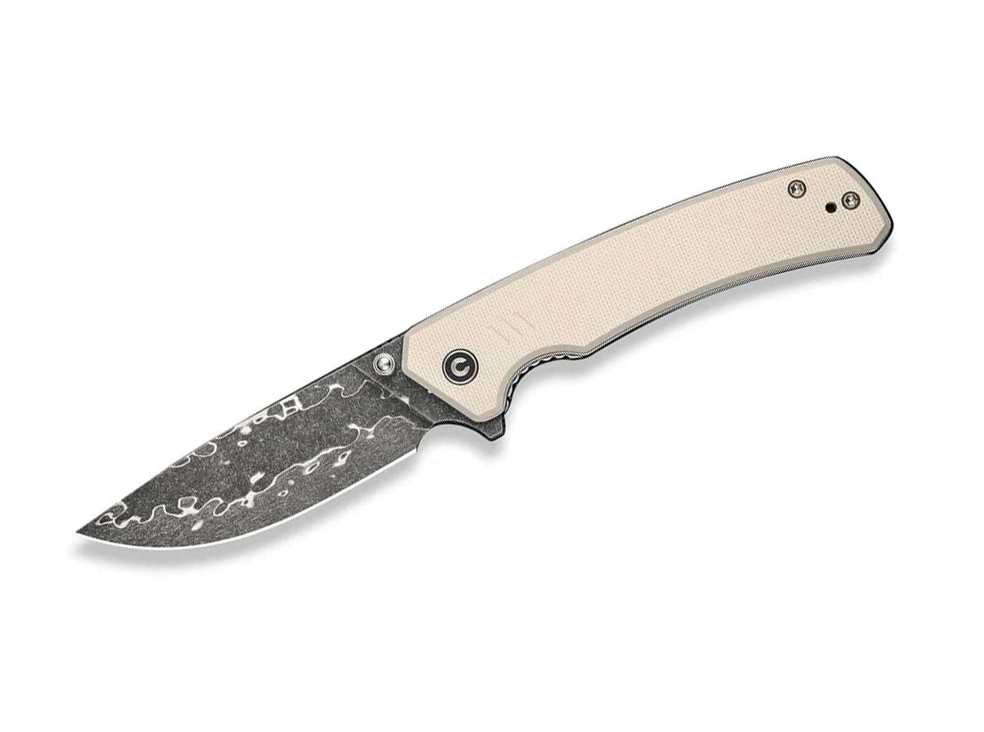 CIVIVI Merit Damascus G10 Ivory