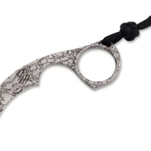 Bastinelli Knives Diagnostic Skull Design Silver