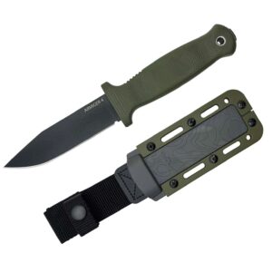 Demko Knives Armiger 4 Clip Point 80CRV2 TPR OD Green