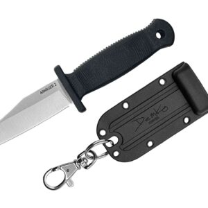 Demko Knives Armiger 2 Shark Foot 4034SS TPR Black