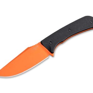 Hogue Extrak XL 3.9" Fixed Blade G10 Black Orange Cerakote