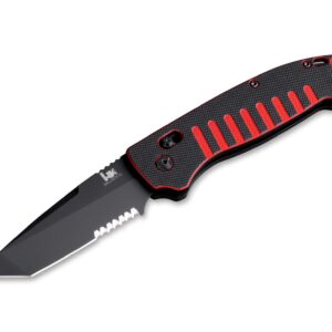 Heckler & Koch HK Ballista XL 3.75" Tanto G10 Red & Black Cerakote Partially Serrated