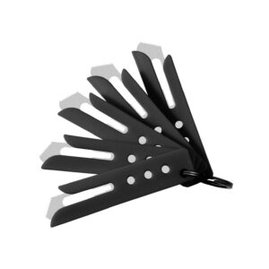 Hogue #60-Style Blades with Guard 5 Pack Black
