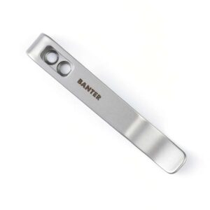 CIVIVI Plain Stainless Steel Clip CA-07B