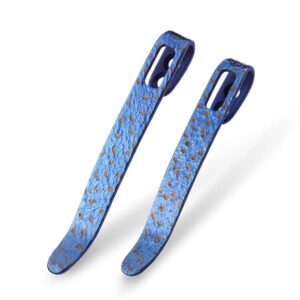 CIVIVI Two Flamed Titanium Clips T002B