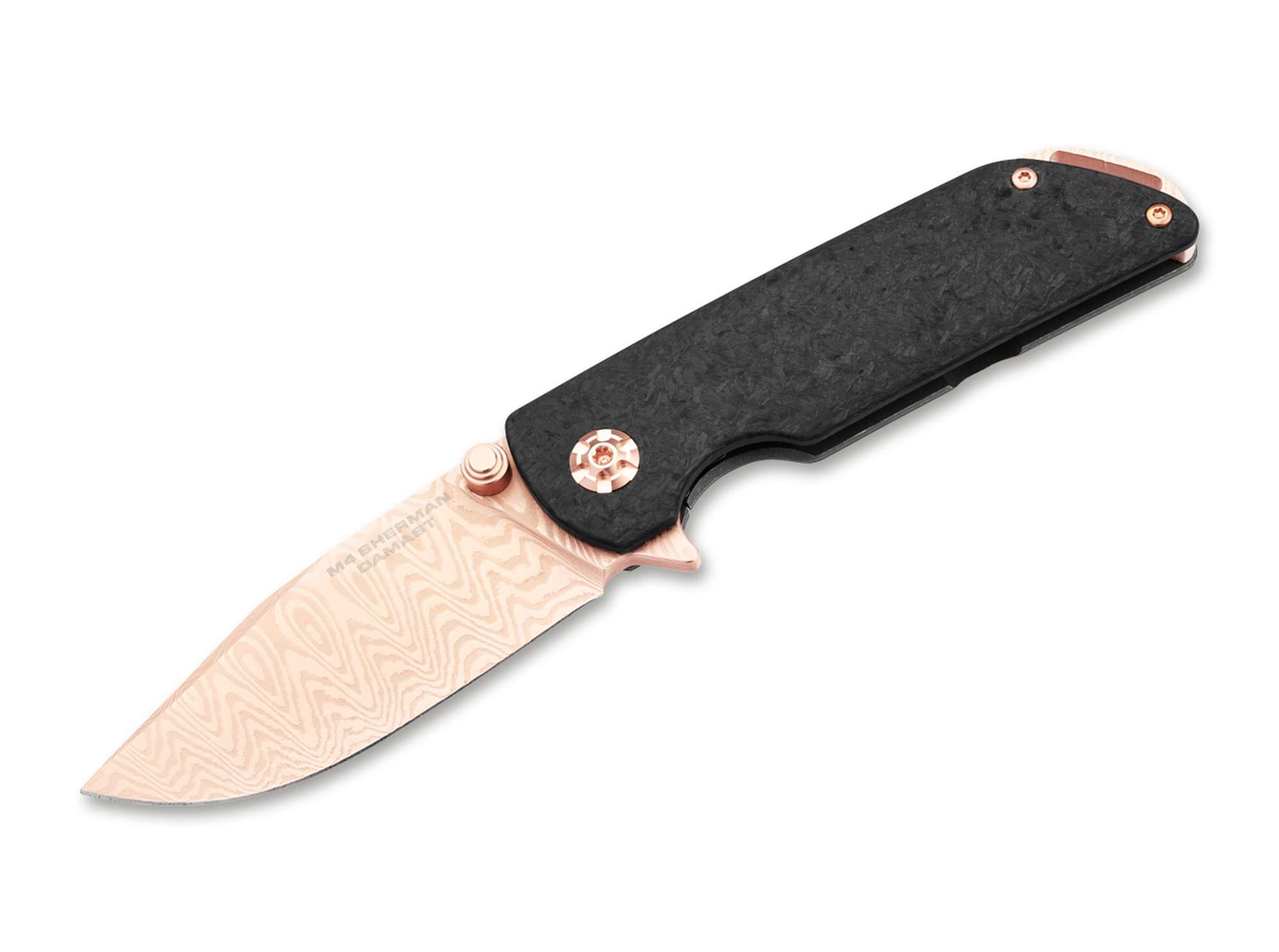 Böker Germany M4 Sherman Damast Rose Gold