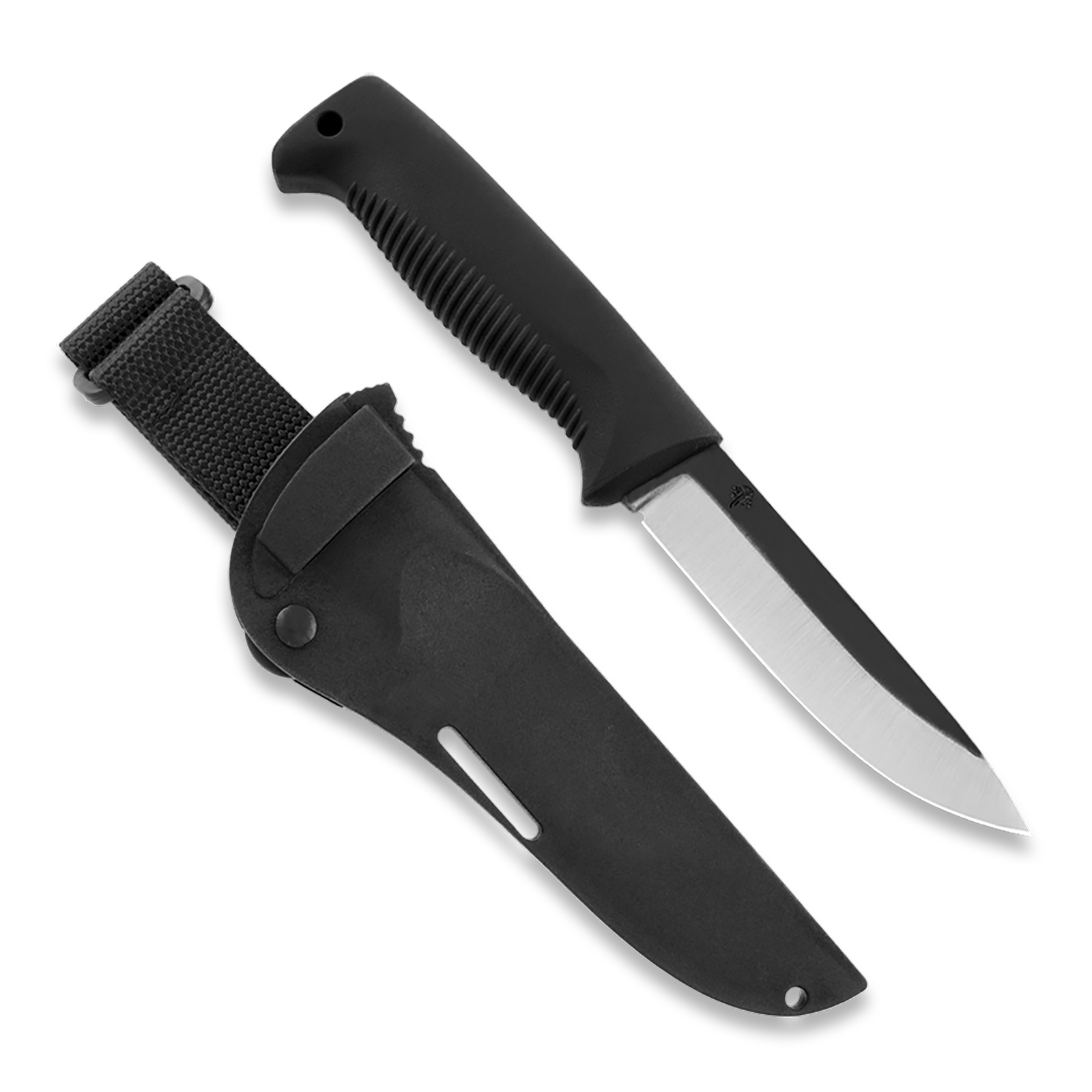 Peltonen Knives - M07 Ranger Puukko 80CrV2, Black Handle, Black Composite Sheath