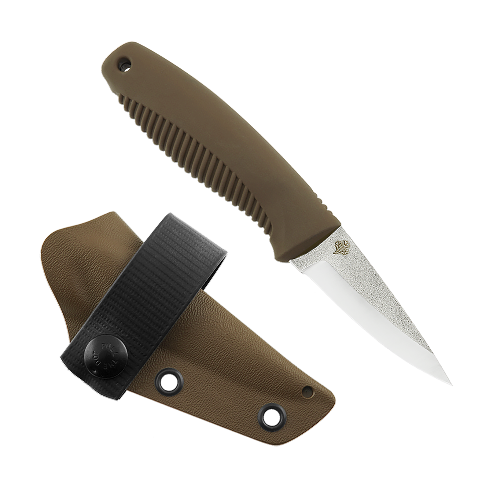 Peltonen Knives - M23 N690, Coyote Handle, Coyote Kydex Sheath