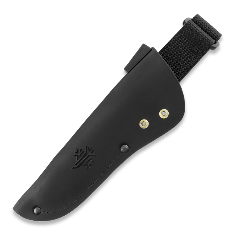 Peltonen Knives - M07 Leather Sheath, Black, Left-Handed