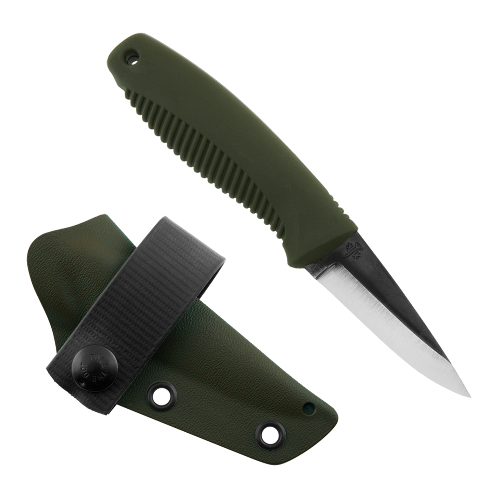 Peltonen Knives - M23 Ranger Cub 80CrV2, Green Handle, Green Kydex Sheath
