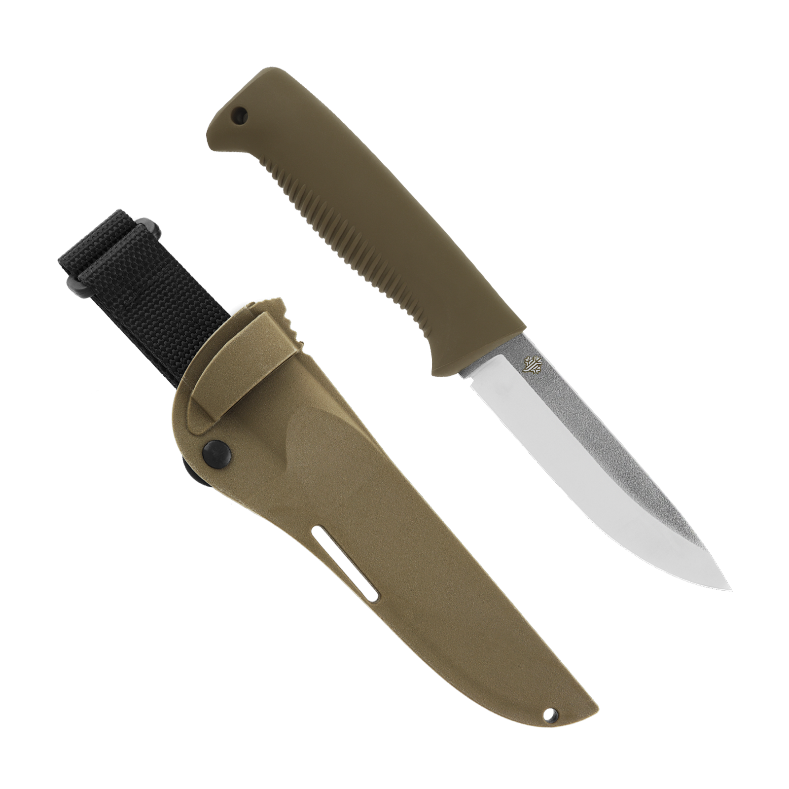 Peltonen Knives - M07 N690, Coyote Handle, Coyote Composite Sheath