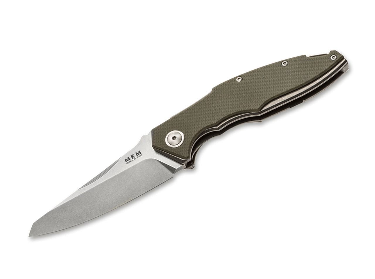 MKM Raut Olive Drab G10 Front Flipper