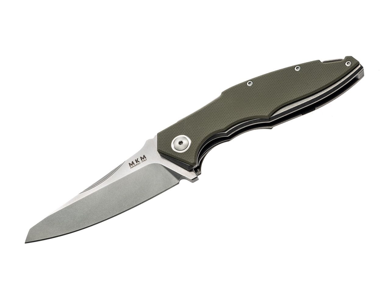 MKM Raut Olive Drab G10 Flipper