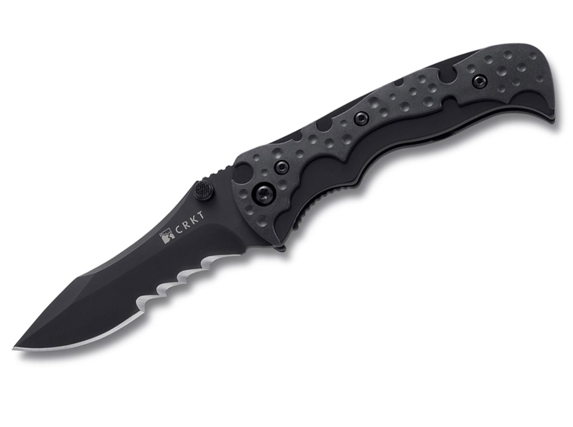 CRKT Mini My Tighe Black Serrated Assisted