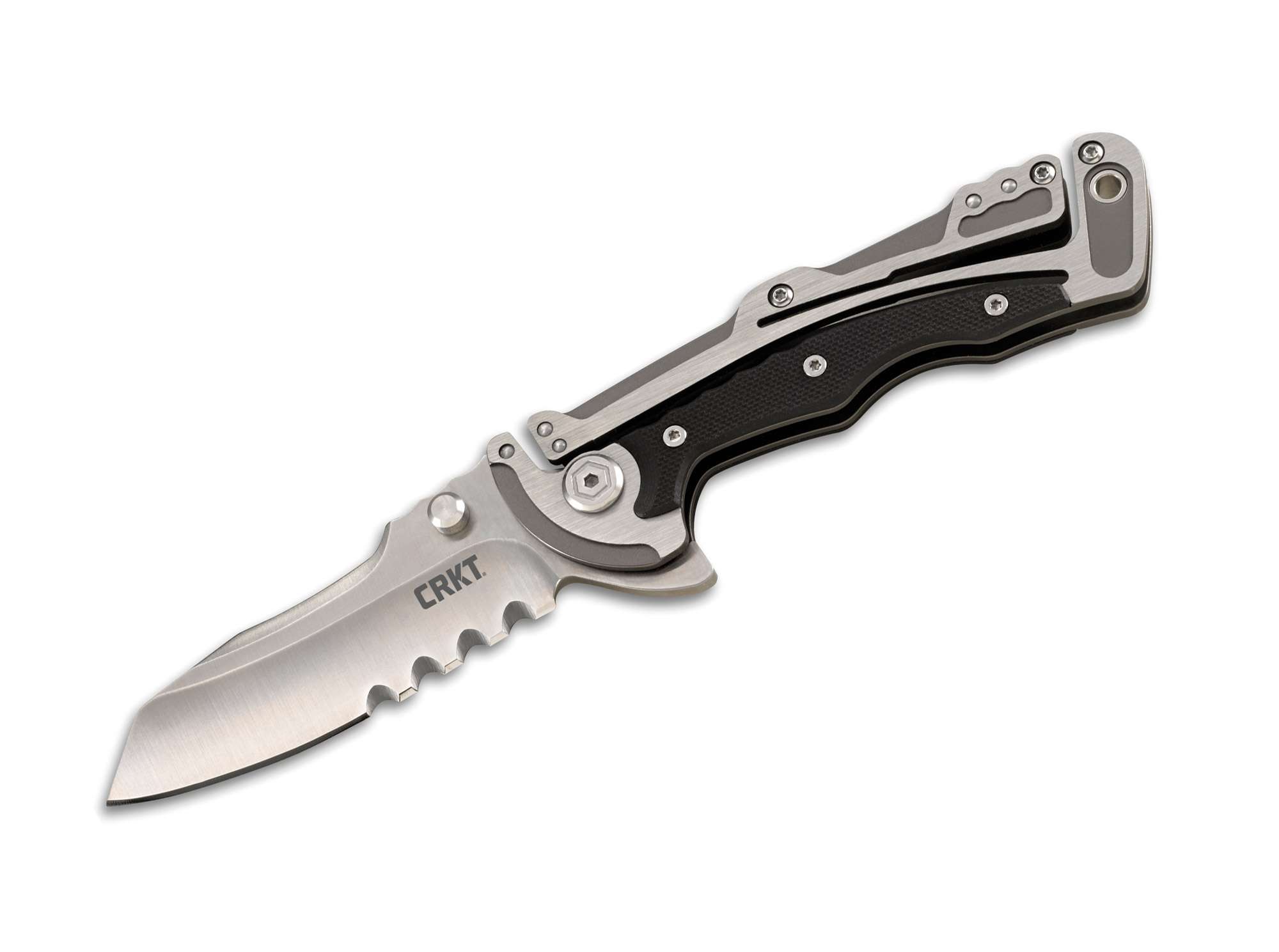 CRKT Graphite Veff Serrations