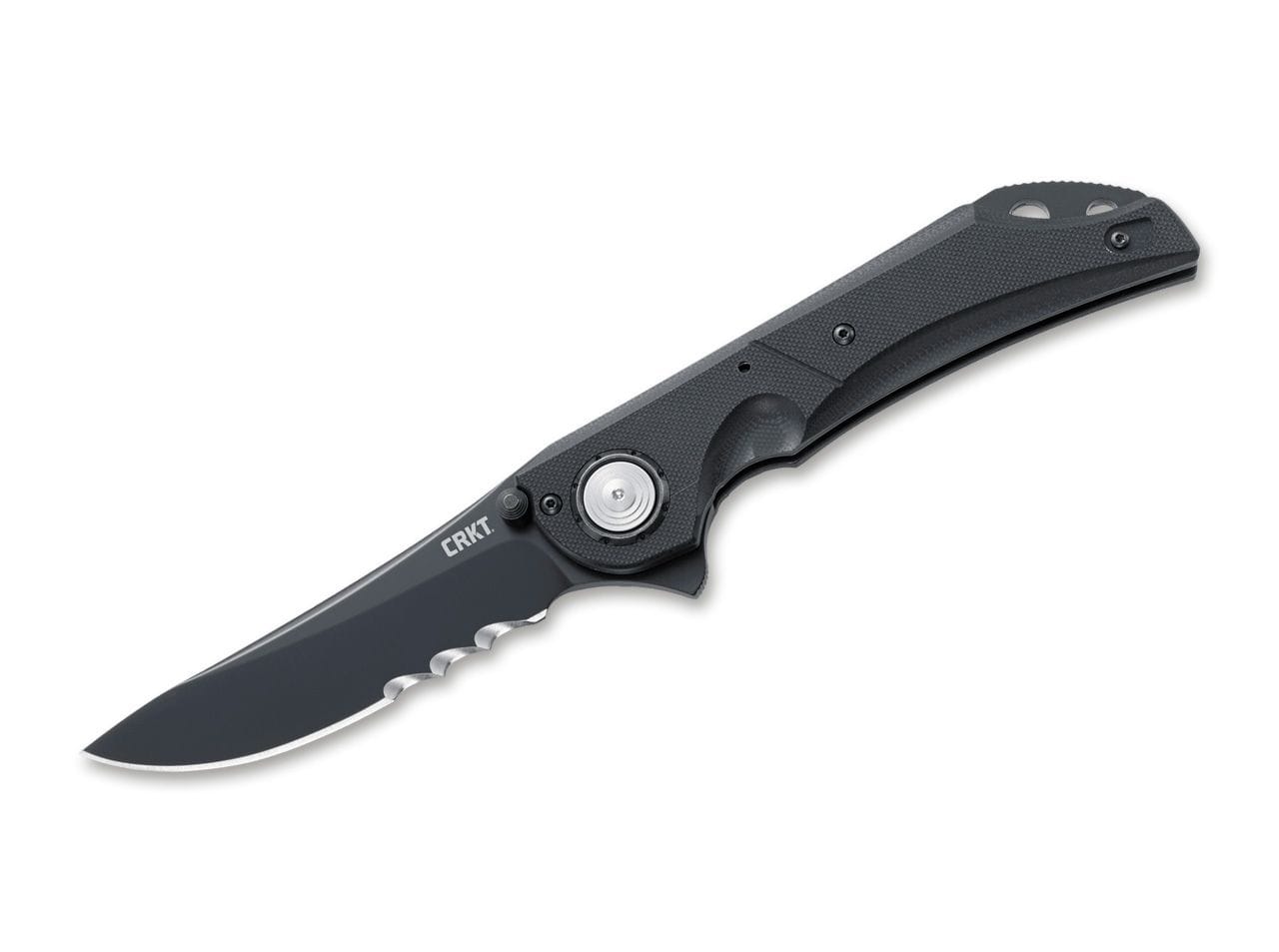 CRKT Seismic Black Serrated