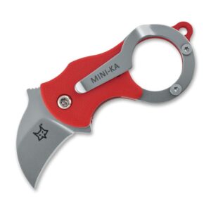 Fox Knives Mini-Ka Red Sandblasted