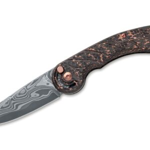 Fox Knives Radius Damascus Space Coral CF LTD