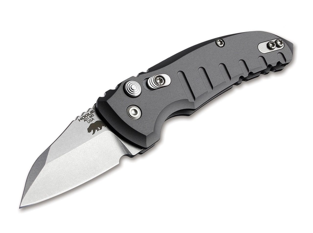 Hogue A01 Microswitch Compact Wharncliffe Grey
