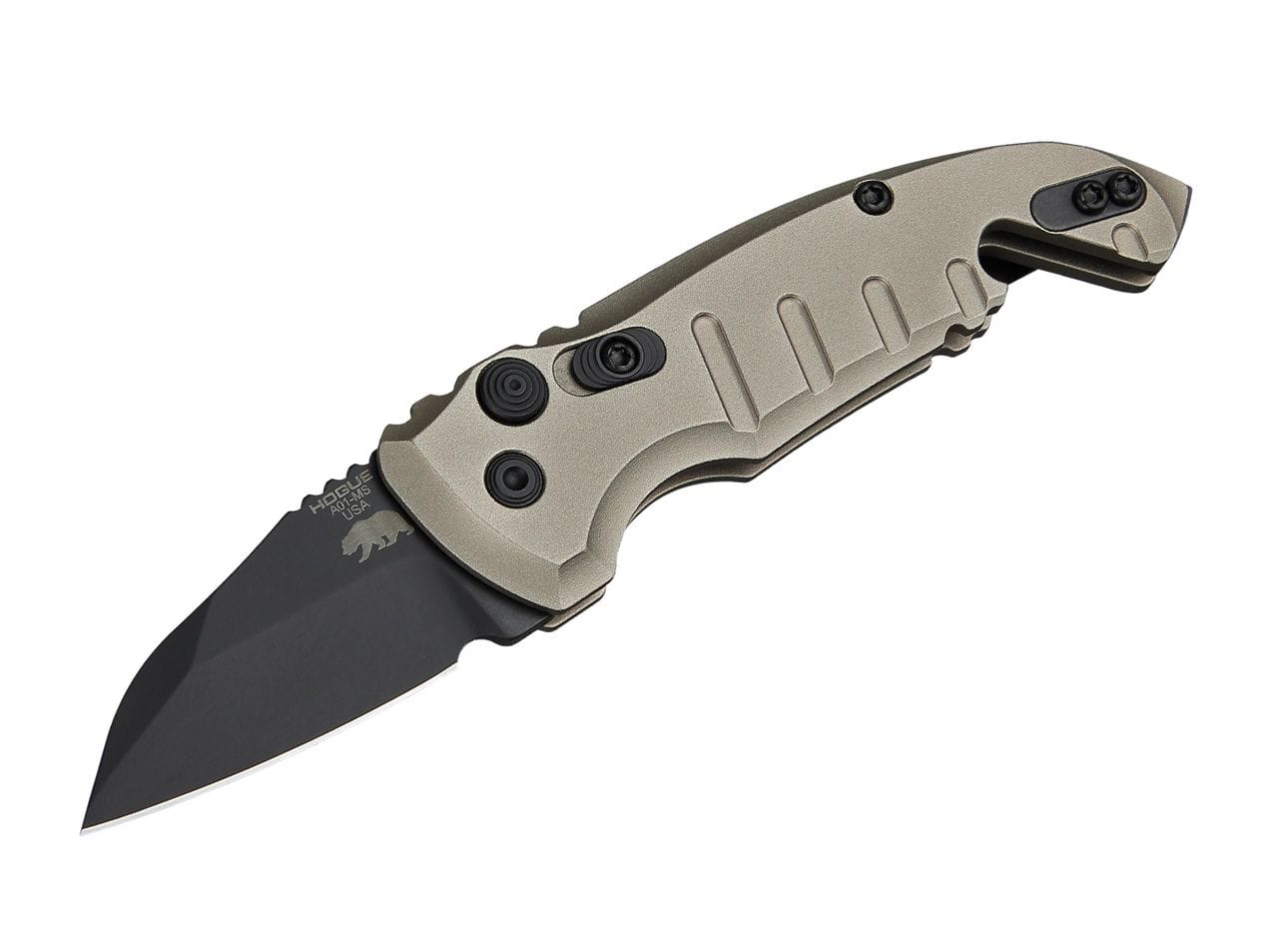 Hogue A01 Microswitch Compact Wharncliffe Dark Earth
