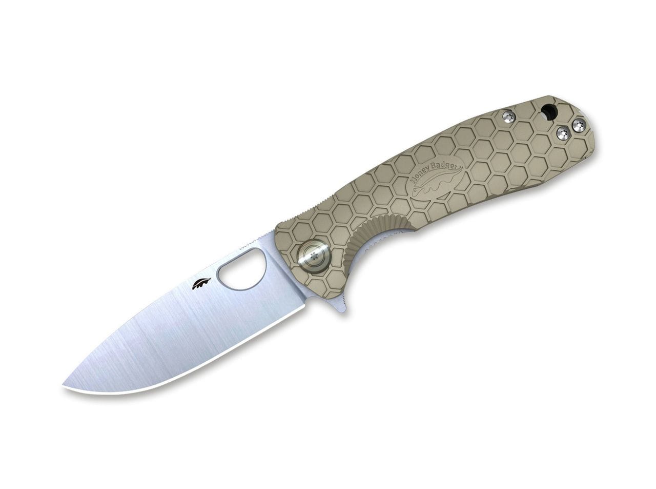 Honey Badger Flipper D2 Large Tan Burgundy