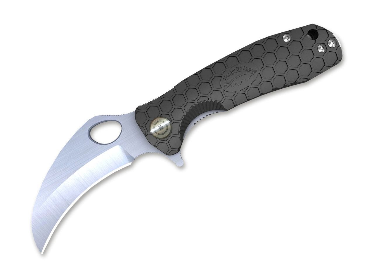 Honey Badger Claw Medium Black Plain