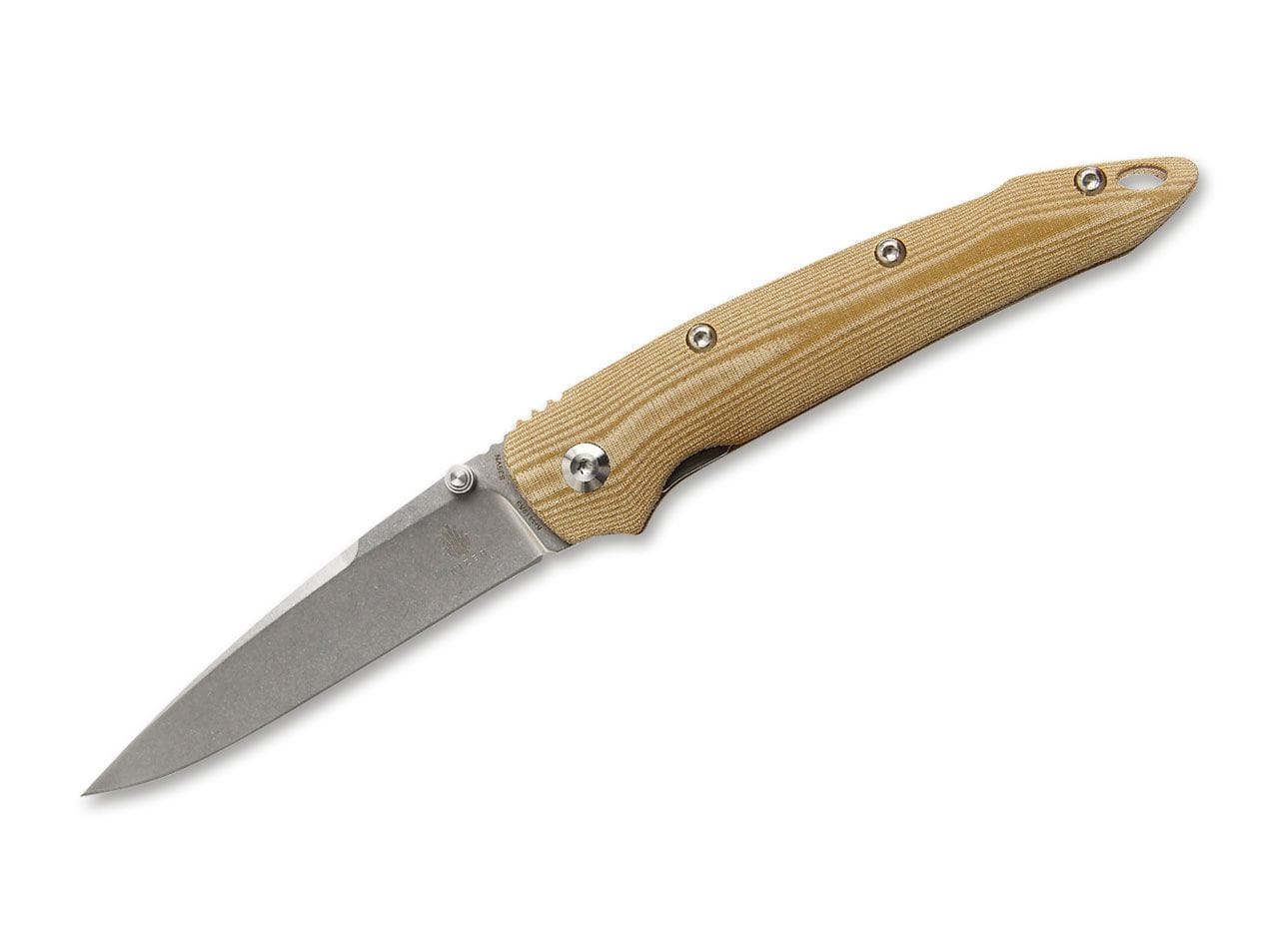Kizer Sliver Micarta Desert