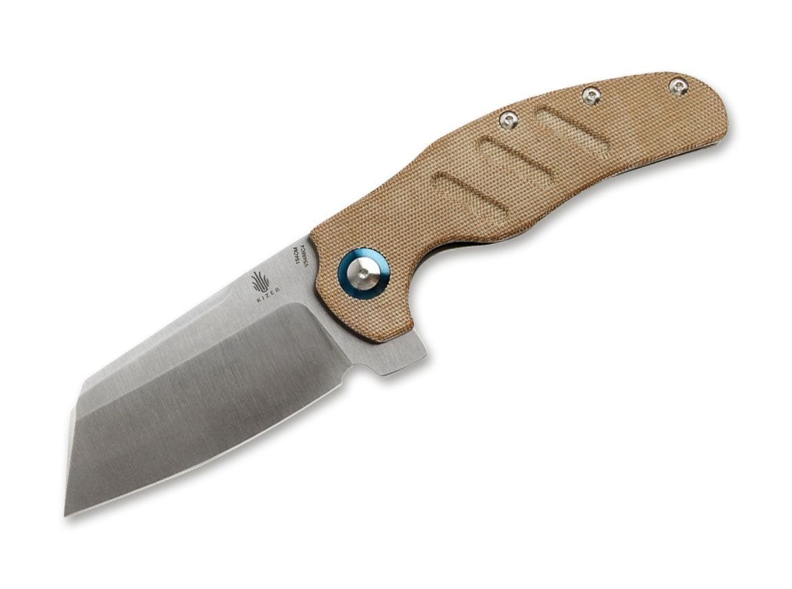 Kizer Sheepdog C01C XL Micarta Brown