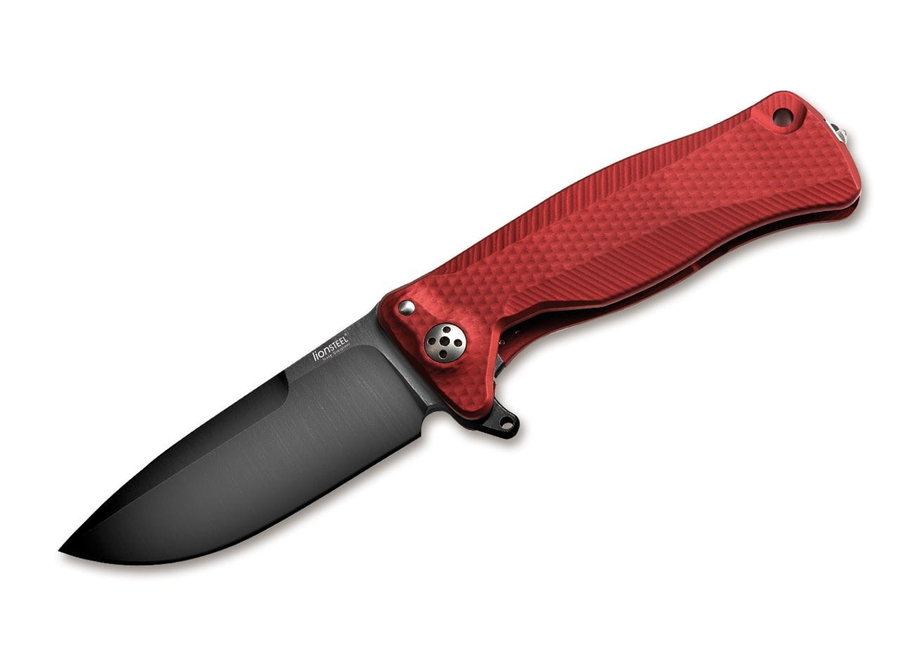 LionSteel SR22 Aluminum Red Black