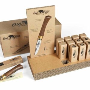 Old Bear L & M Walnut Display Set