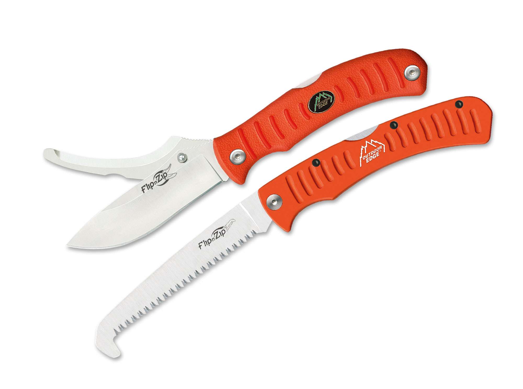 Outdoor Edge Flip n' Blaze Saw Combo Orange