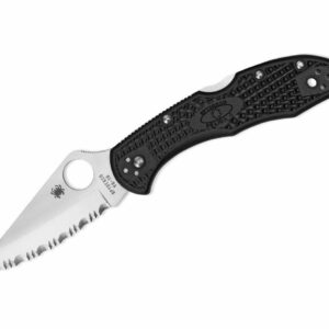 Spyderco Delica 4 Lightweight Black Serrated