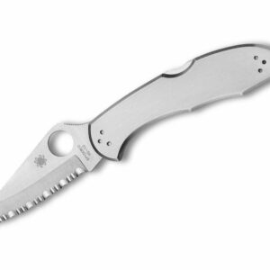 Spyderco Delica 4 Stainless Steel Serrated