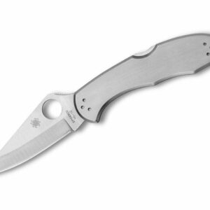 Spyderco Delica 4 Stainless Steel Plain
