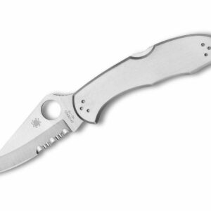 Spyderco Delica 4 Stainless Steel Combination