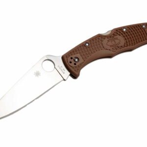 Spyderco Endura Flat Ground Braun