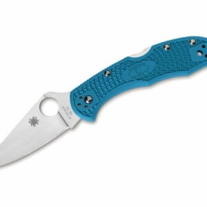Spyderco Delica 4 Lightweight Flat Ground Blue