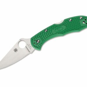 Spyderco Delica 4 Lightweight Flat Ground Green