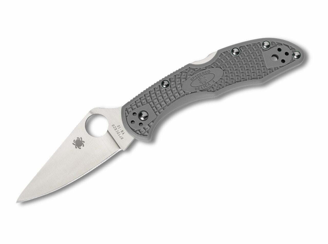 Spyderco Delica 4 Lightweight Flat Ground Gray