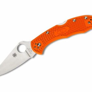 Spyderco Delica 4 Lightweight Flat Ground Orange