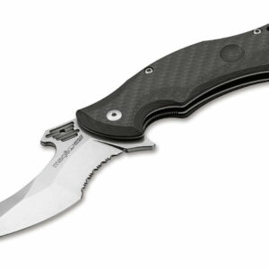 Viper Stone Washed Carbon Serrated