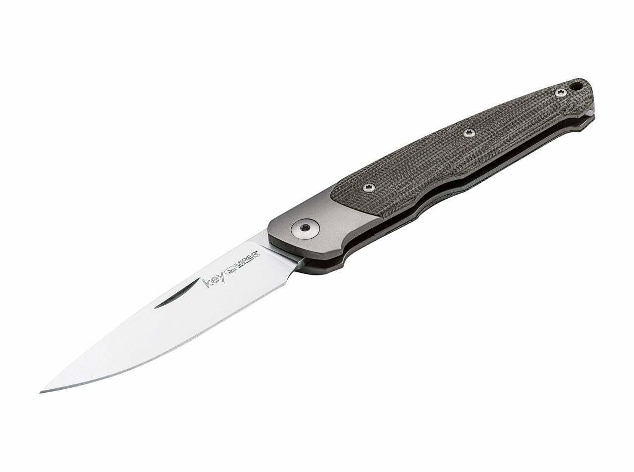 Viper Key Bolster Green Canvas Micarta