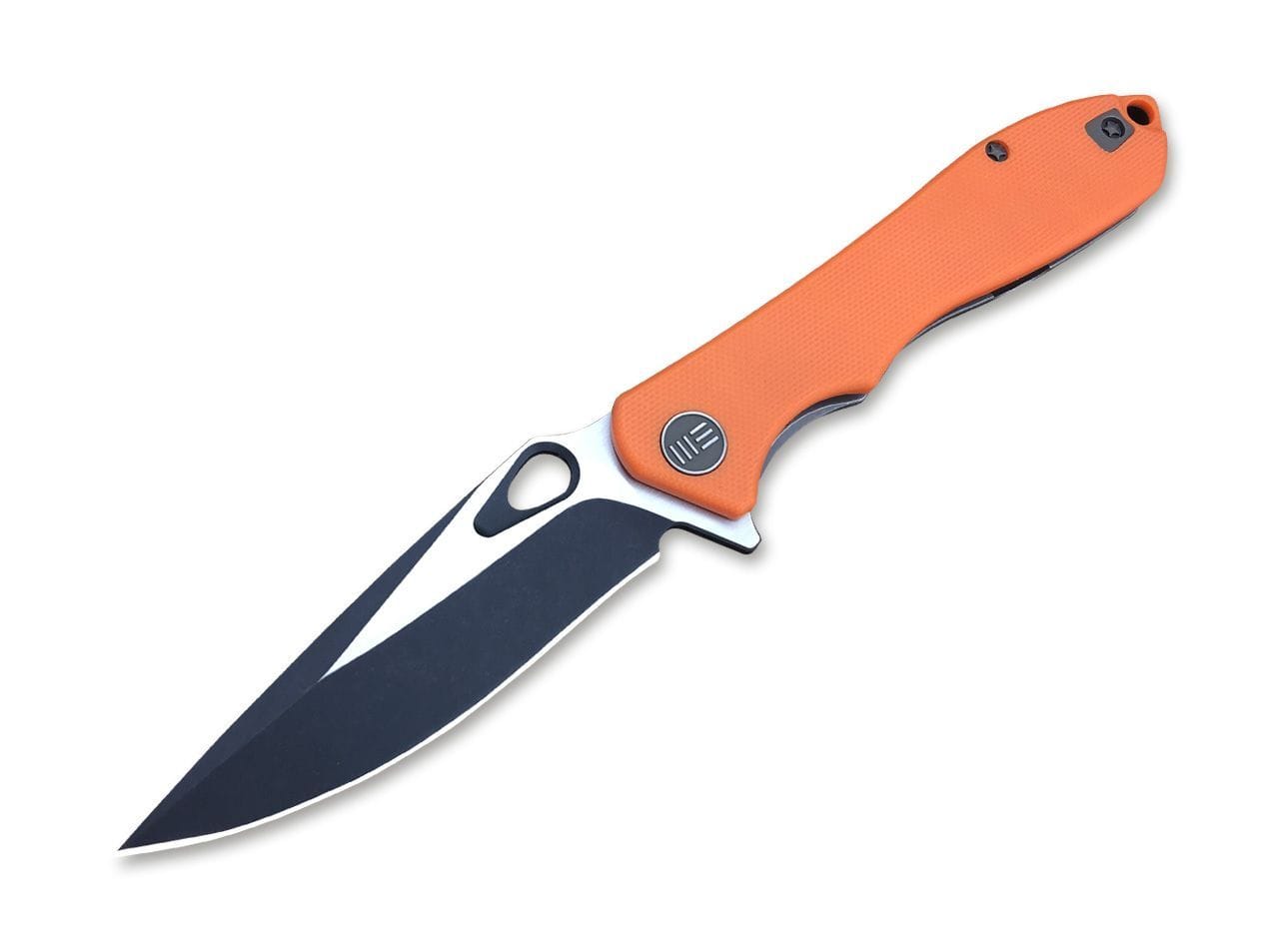 WE Knife Ignition Orange Two Tone