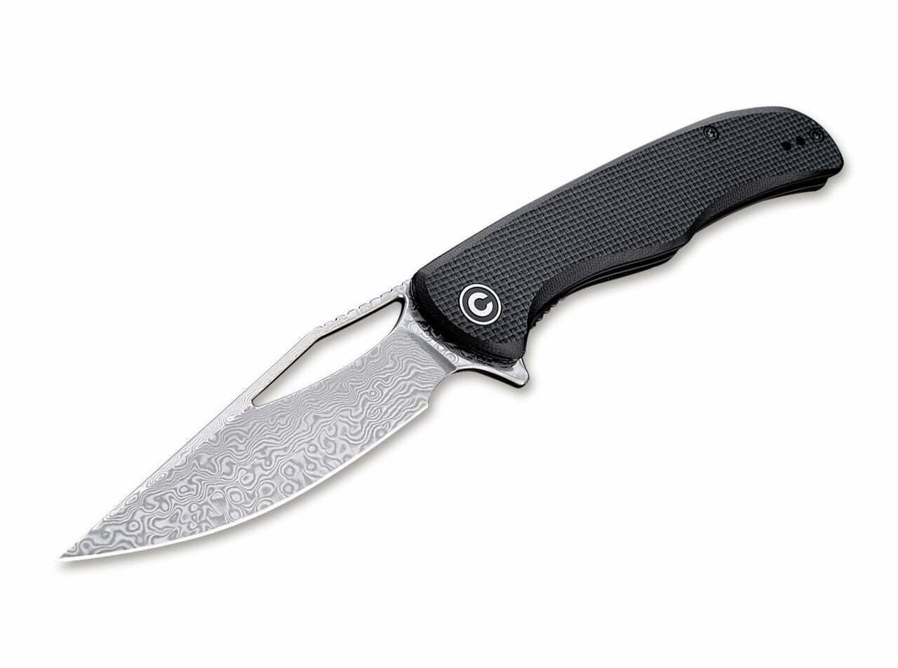 CIVIVI Shredder Damascus Black
